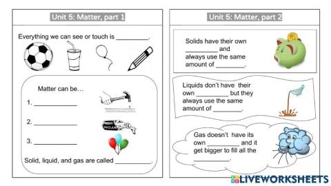 Matter: 3rd Grade Natural Science