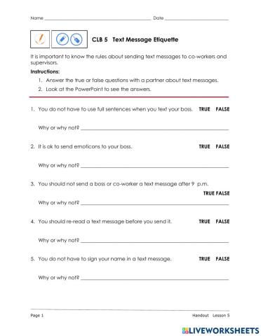 Text Message Ettiquette