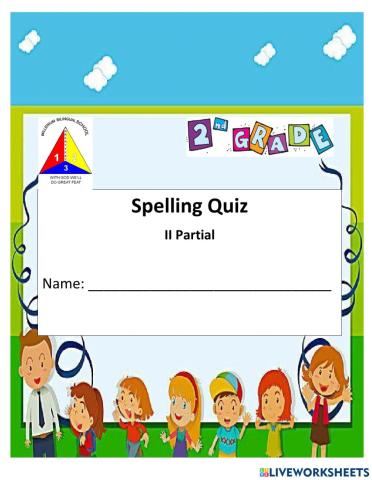 Spelling Quiz II Partial 
