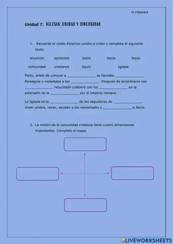 Iglesia: unidad y diversidad