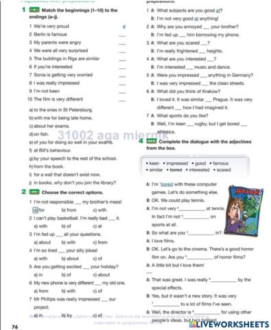 Live beat 3 prepositional phrases