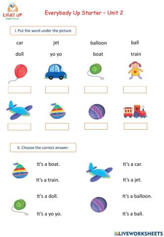 Eveybody Up Starter Unit 2