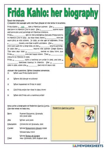 Frida Kahlo Biography