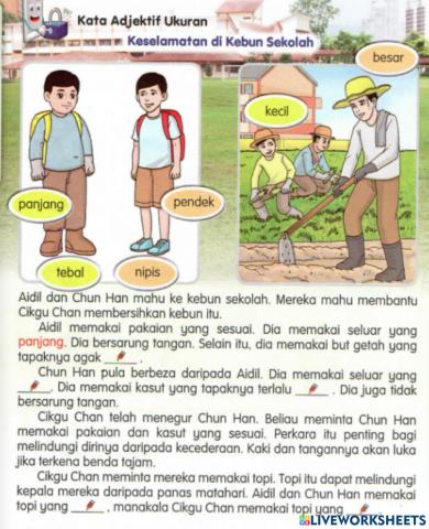 Keselamatan di Kebun Sekolah