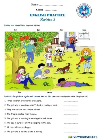 Review 7-Grade 3-2nd Semester