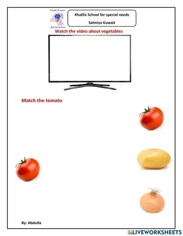 Match the tomato
