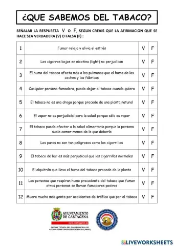 ¿Qué sabemos del tabaco?