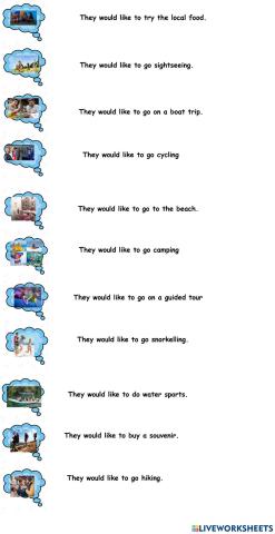 Matching - Holiday Activities