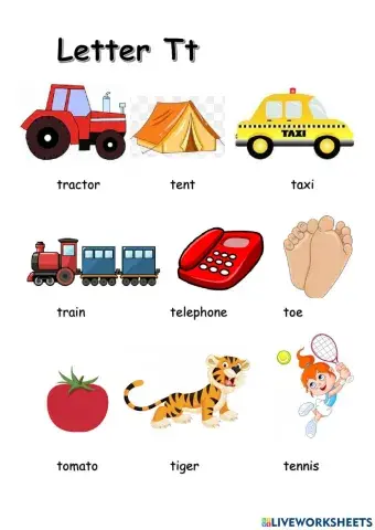 Letter Tt listening