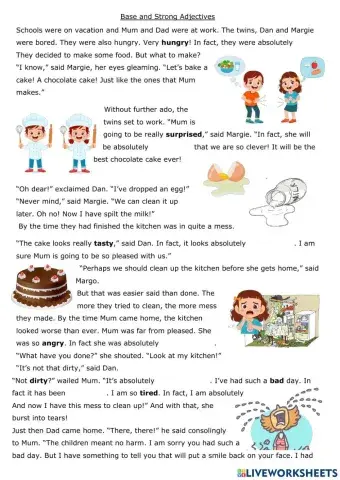 Base and Strong Adjectives