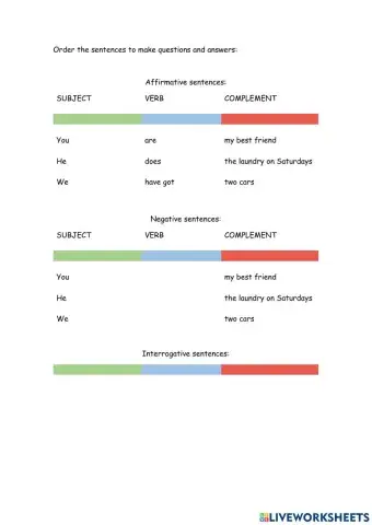Auxiliary verbs present