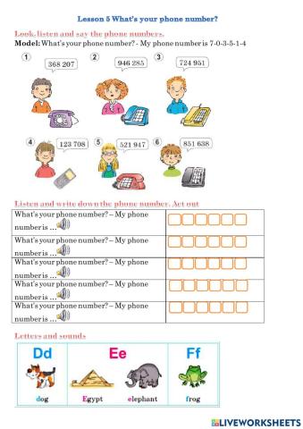 What's your phone numbeer?