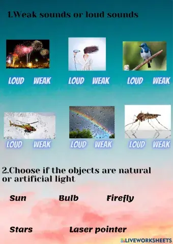 Light, sound and heat