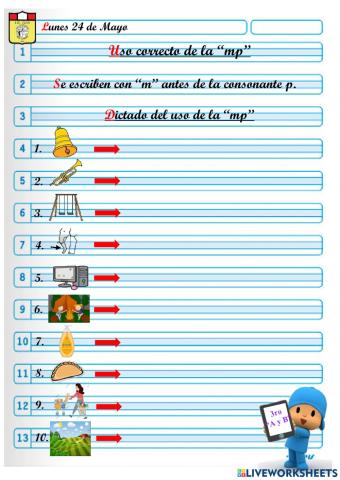 Uso correcto de la “mp”