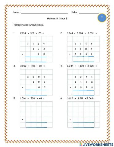 Tambah tanpa kumpul semula
