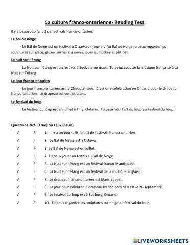 Les festivals Franco-Ontariens