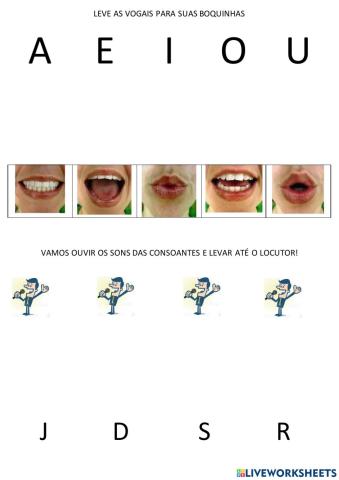 Consoante d e vogais