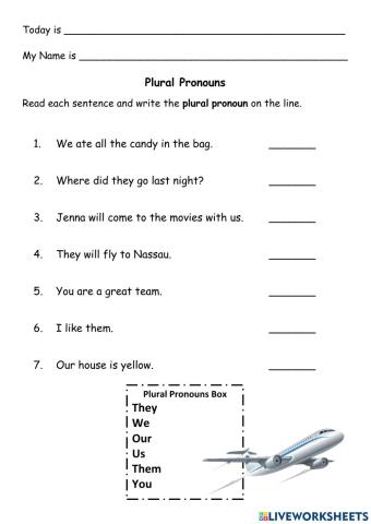 Plural Pronouns - Grammar
