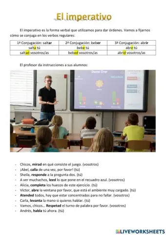 El imperativo