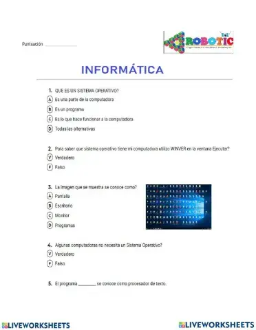 Test programas de computadora
