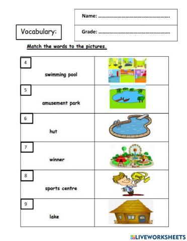 Grade 3 Module 8 Vocabs Revision