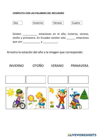 Las estaciones del año