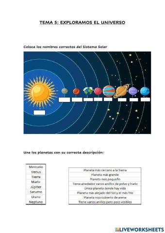El sistema Solar