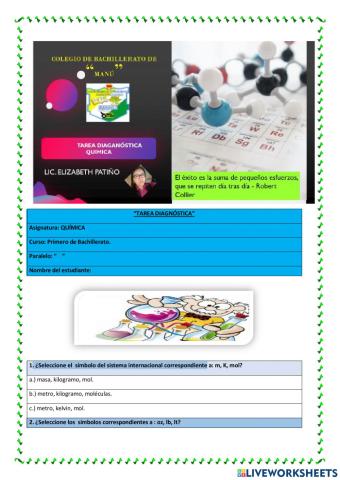 Evaluación diagnóstica