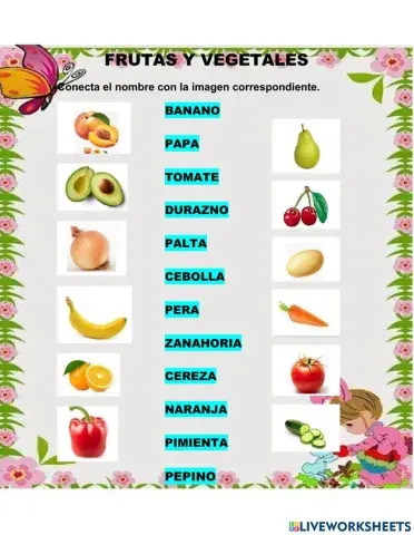 Frutas y Vegetales