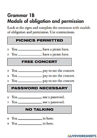 Modals of obligation
