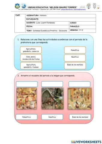 Sistemas económicos primitivos - esclavismo