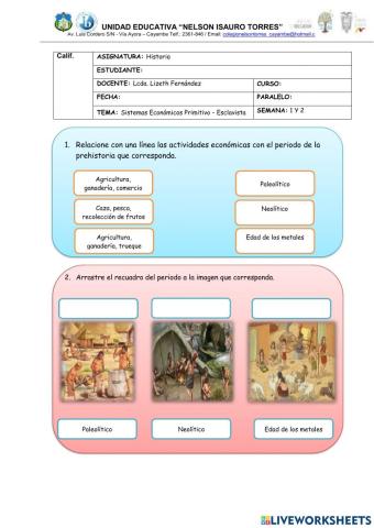 Sistemas económicos primitivos - esclavismo