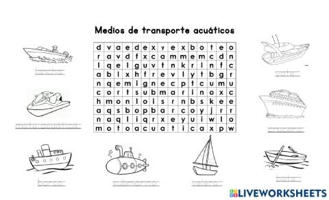 Medios de transporte acuáticos