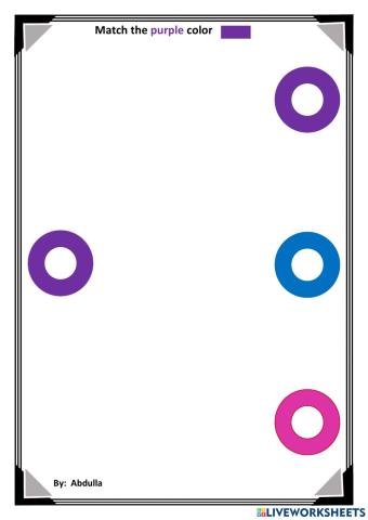 Match the purple color