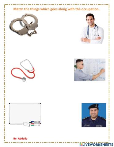 Match community worker with their equipment