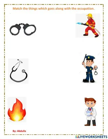 Match community worker with their equipment