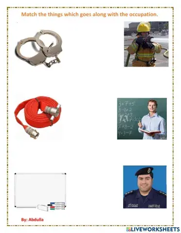 Match community worker with their equipment