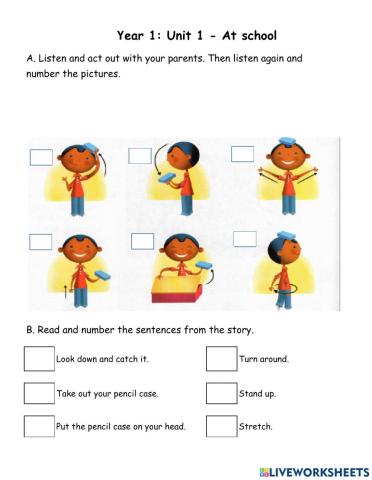 Superminds Unit 1: At school