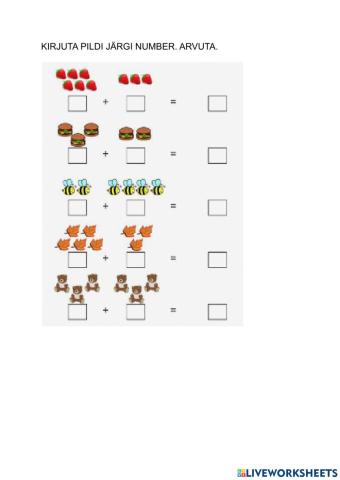 Arvutamine 10 piires.