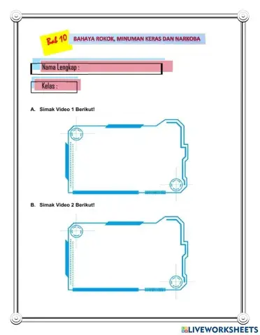 Latihan Soal Bahaya Rokok, Miras dan Narkoba