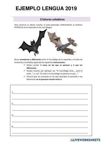 Expresion escrita lengua