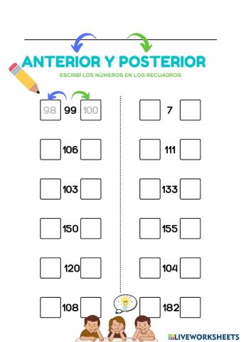 Anterios y posterior