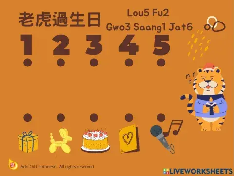 Birthday party 生日會 Cantonese