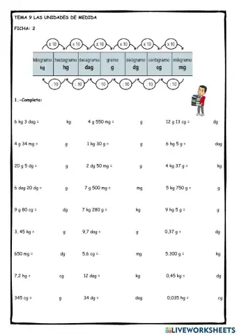 Ficha 2: Unidades de Medida