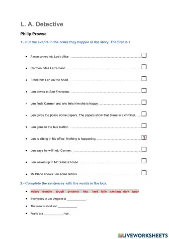 L.a. detective - Philip Prowse