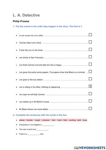 L.a. detective - Philip Prowse