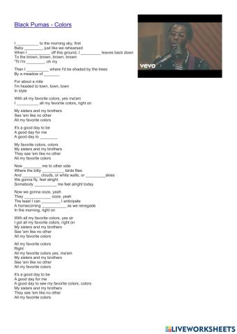 Colors - Black Pumas