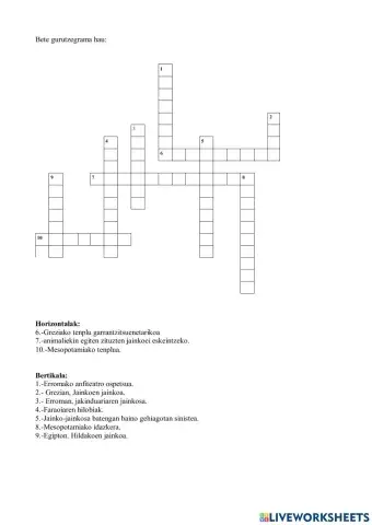 Antzinako erlijioak: Mesopotamia, Egipto, Grezia eta Erroma