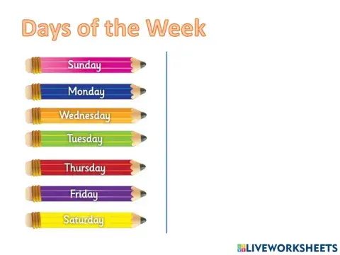 Days of the week sort