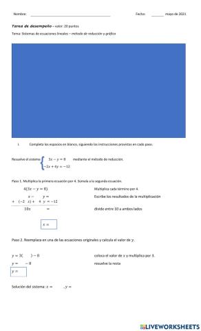 Tarea de desempeño - reducción y gráfico